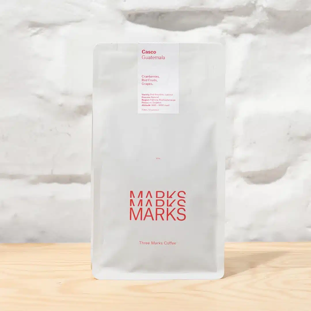 THREE MARKS Guatemala natural Casco