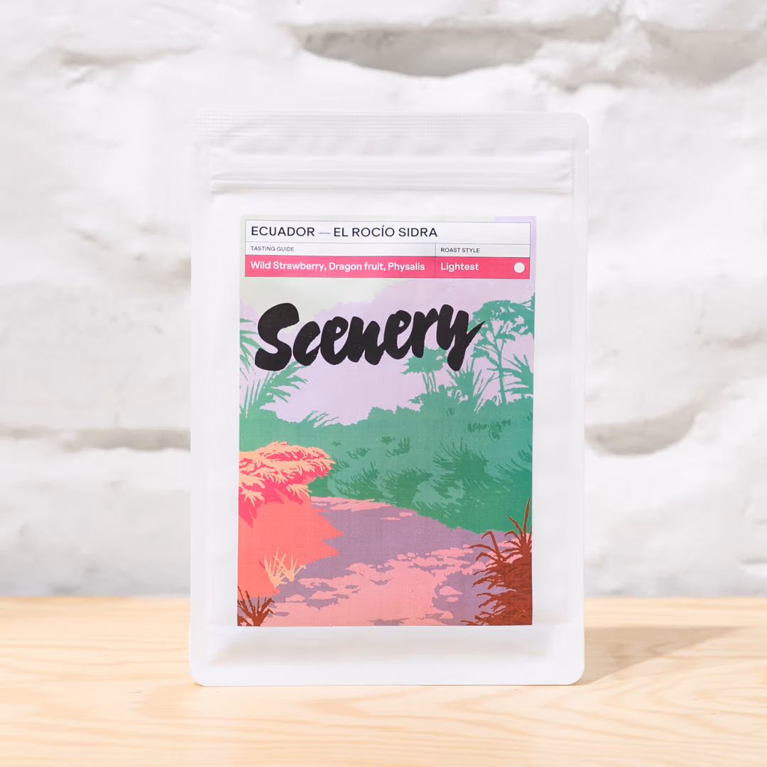 Scenery Ecuador washed El Rocío anoxic washed Sidra